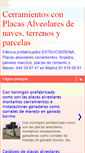 Mobile Screenshot of cerramientos.placasalveolares.com