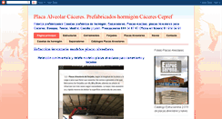 Desktop Screenshot of caceres.placasalveolares.com