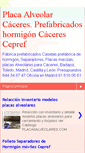 Mobile Screenshot of caceres.placasalveolares.com