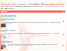 Tablet Screenshot of extremadura.placasalveolares.com