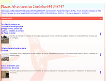 Tablet Screenshot of cordoba.placasalveolares.com